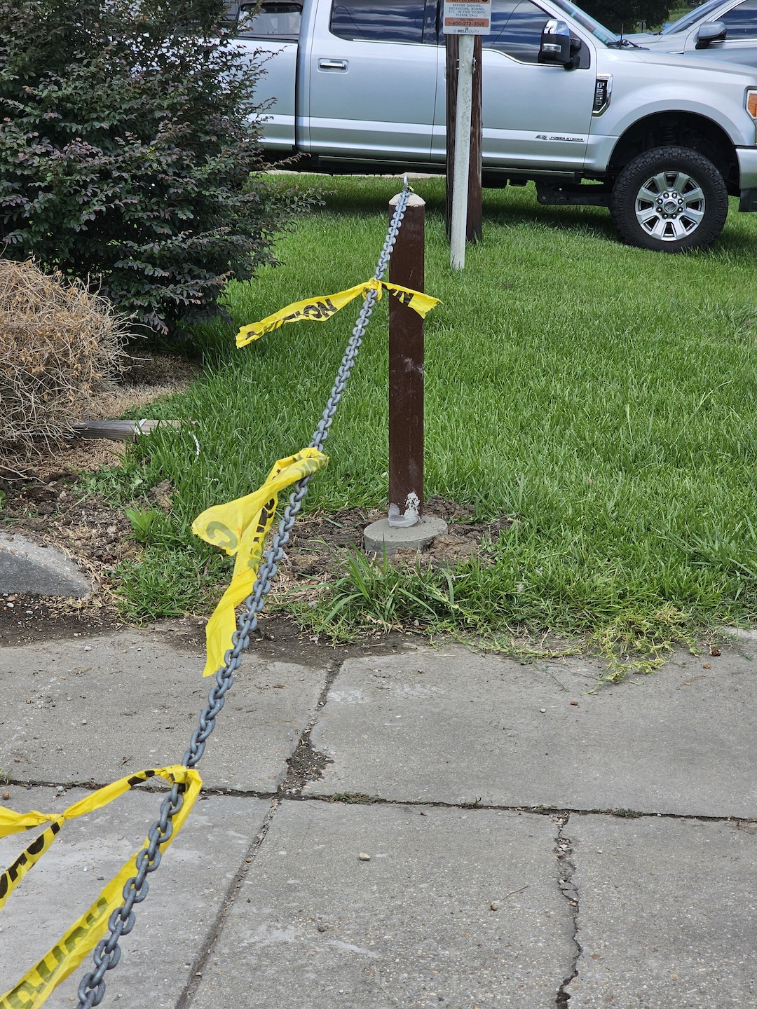 Cement Posts for McDonalds in Broussard, LA Thumbnail